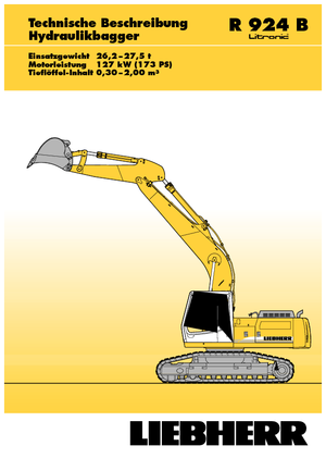 Гусеничні екскаватори Liebherr R 924 B Litronic HDSL