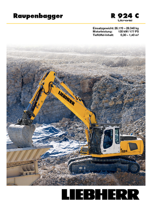 Гусеничні екскаватори Liebherr R 924 C Litronic HDSL
