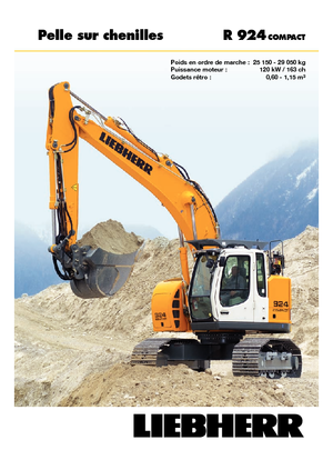 Гусеничні екскаватори Liebherr R 924 Compact