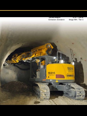 Гусеничні екскаватори Liebherr R 924 Compact Tunnel Litronic