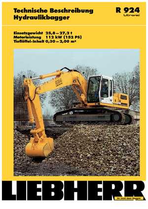 Гусеничні екскаватори Liebherr R 924 Litronic HD-SL