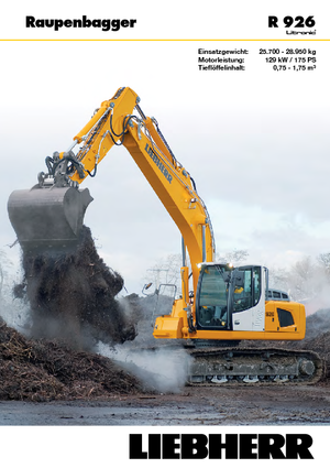 Гусеничні екскаватори Liebherr R 926