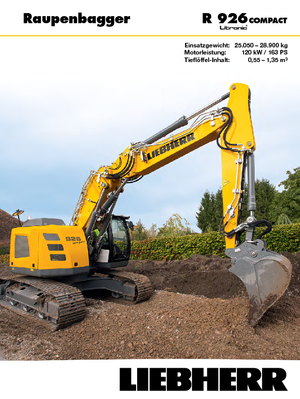 Гусеничні екскаватори Liebherr R 926