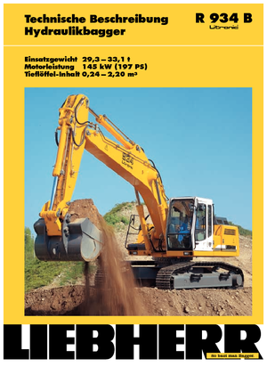 Гусеничні екскаватори Liebherr R 934 B Litronic HDS