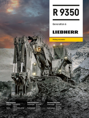 Гусеничні екскаватори Liebherr R 9350 G6