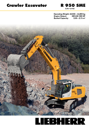 Гусеничні екскаватори Liebherr R 950 SME
