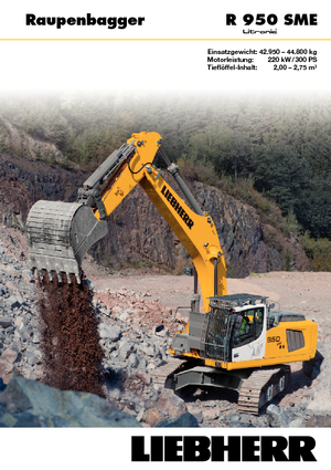 Гусеничні екскаватори Liebherr R 950 SME