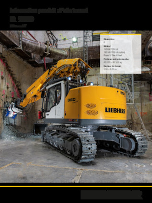Гусеничні екскаватори Liebherr R 950 Tunnel Litronic 