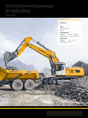Гусеничні екскаватори Liebherr R 960 SME Litronic 