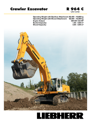 Гусеничні екскаватори Liebherr R 964 C Litronic