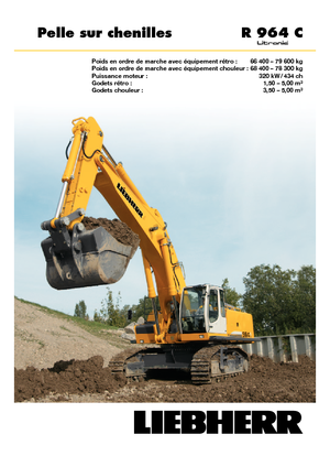 Гусеничні екскаватори Liebherr R 964 C Litronic