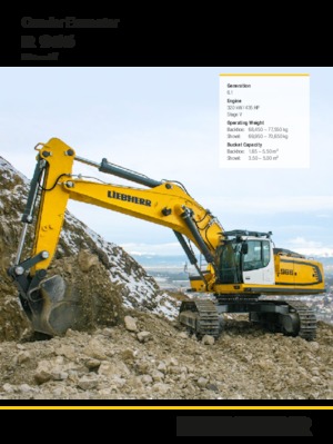 Гусеничні екскаватори Liebherr R 966 Litronic 
