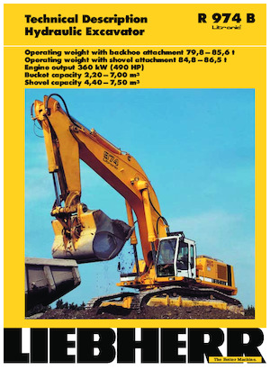 Гусеничні екскаватори Liebherr R 974 B Litronic HD