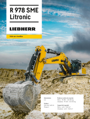 Гусеничні екскаватори Liebherr R 978 SME Litronic 