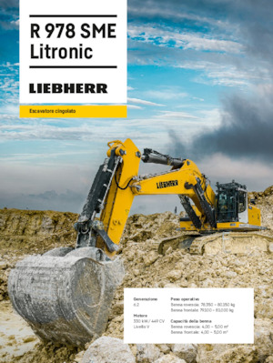 Гусеничні екскаватори Liebherr R 978 SME Litronic 