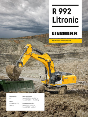 Гусеничні екскаватори Liebherr R 992 Litronic 