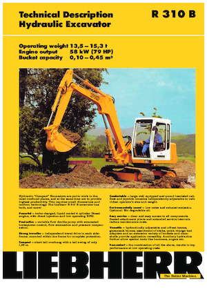 Гусеничні екскаватори Liebherr R 310B 