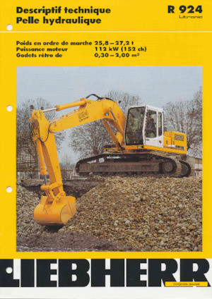 Гусеничні екскаватори Liebherr R 924 