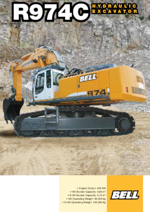 Гусеничні екскаватори Bell R974C