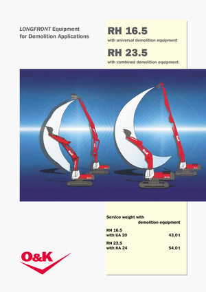 Гусеничні екскаватори O&K RH 16.5