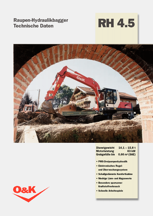 Гусеничні екскаватори O&K RH 4.5