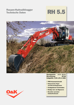 Гусеничні екскаватори O&K RH 5.5