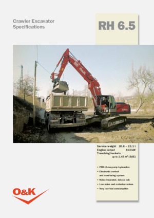 Гусеничні екскаватори O&K RH 6.5