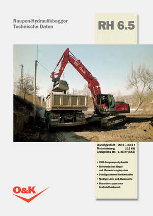 Гусеничні екскаватори O&K RH 6.5