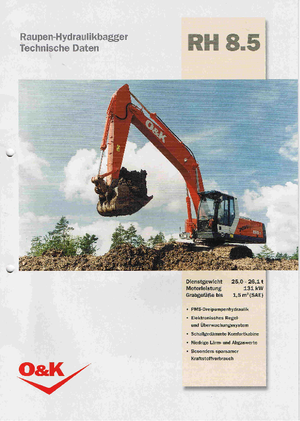Гусеничні екскаватори O&K RH 8.5