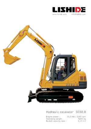 Міні-екскаватори Lishide SC60.8
