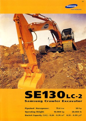 Гусеничні екскаватори Samsung SE 130 LC