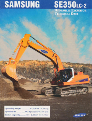 Гусеничні екскаватори Samsung SE 350 LC-2