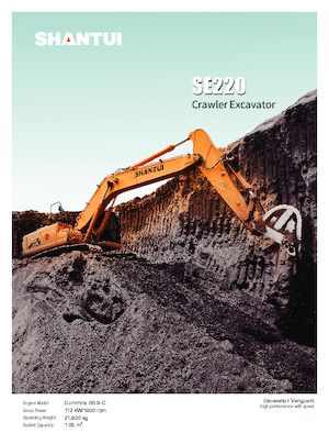 Гусеничні екскаватори Shantui SE220 