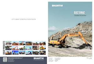 Гусеничні екскаватори Shantui SE220LC