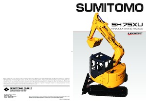 Гусеничні екскаватори Sumitomo SH75XU-3B