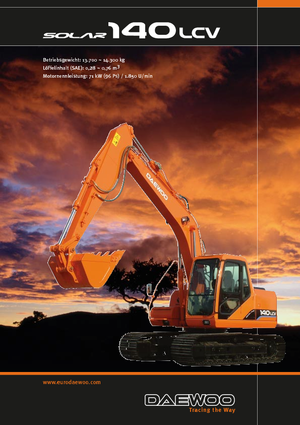 Гусеничні екскаватори Doosan Solar 155 LC-V