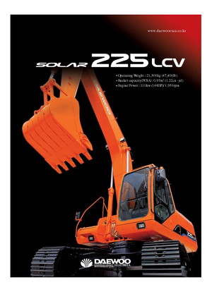 Гусеничні екскаватори Doosan Solar 225 LC-V