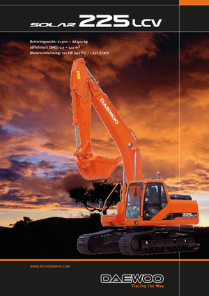 Гусеничні екскаватори Doosan Solar 225 LC-V