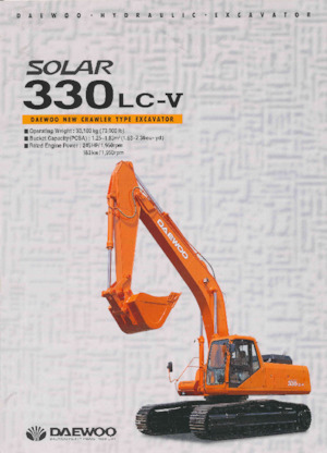 Гусеничні екскаватори Daewoo SOLAR 330LC-V