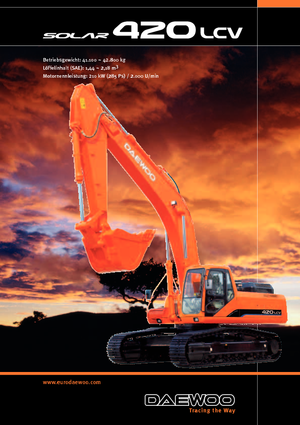Гусеничні екскаватори Doosan Solar 420 LC-V