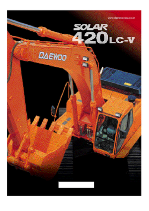 Гусеничні екскаватори Doosan Solar 420 LC-V
