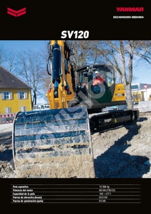 Гусеничні екскаватори Yanmar SV120 MB 