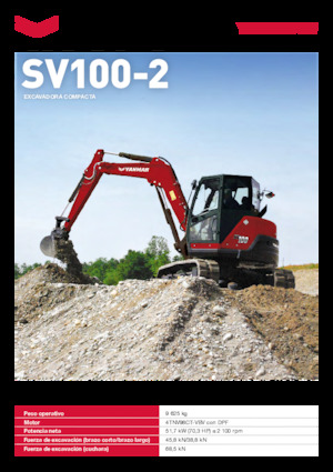 Гусеничні екскаватори Yanmar SV100-2 