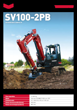Гусеничні екскаватори Yanmar SV100-7-2PB 