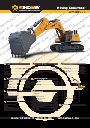 Гусеничні екскаватори Sinoway SWME900