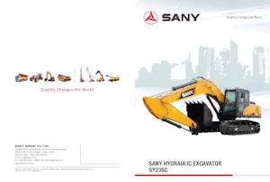Гусеничні екскаватори Sany SY235C