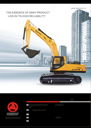 Гусеничні екскаватори Sany SY330C