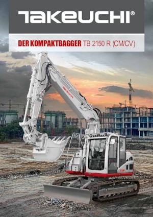 Гусеничні екскаватори Takeuchi TB 2150 RCM