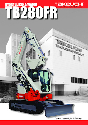 Гусеничні екскаватори Takeuchi TB 280 FR