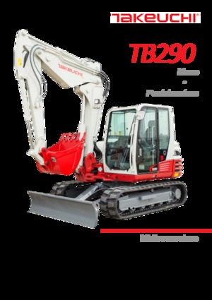 Гусеничні екскаватори Takeuchi TB290
